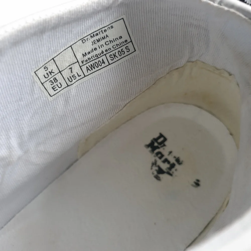 Dr Martens Jemima White Venice Aunt Sally Leather Platform Lace-Up Chukka Boot 7 - Picture 9 of 16